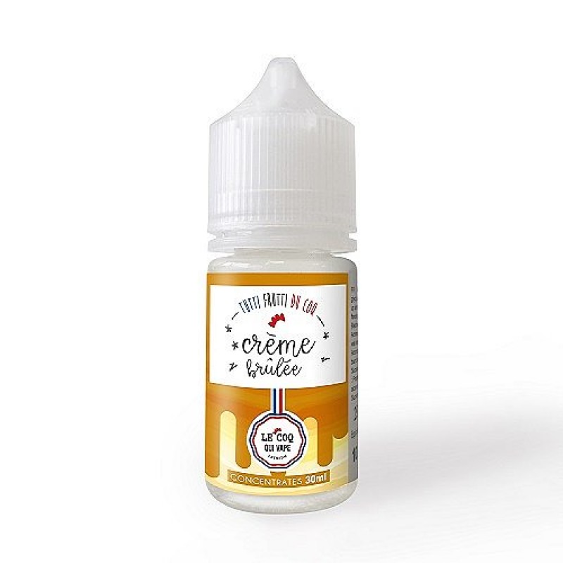 Crème Brûlée Concentré Le Coq Qui Vape Premium 30ml