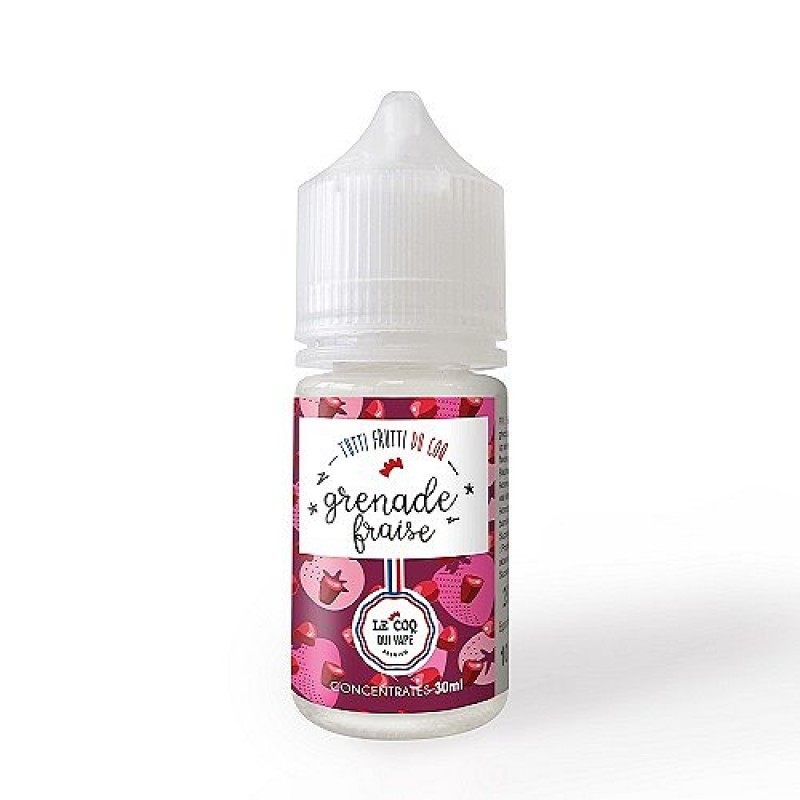 Grenade Fraise Concentré Le Coq Qui Vape Premium ...