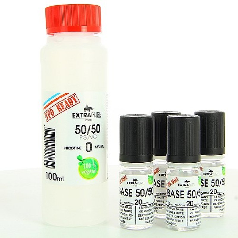 Pack Base 140ml 50/50 06mg Extrapure