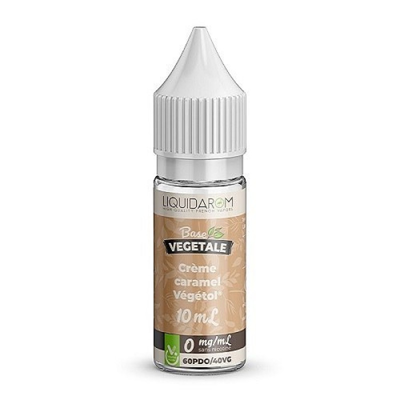 Crème Caramel Base Végétale By Liquidarom 10ml