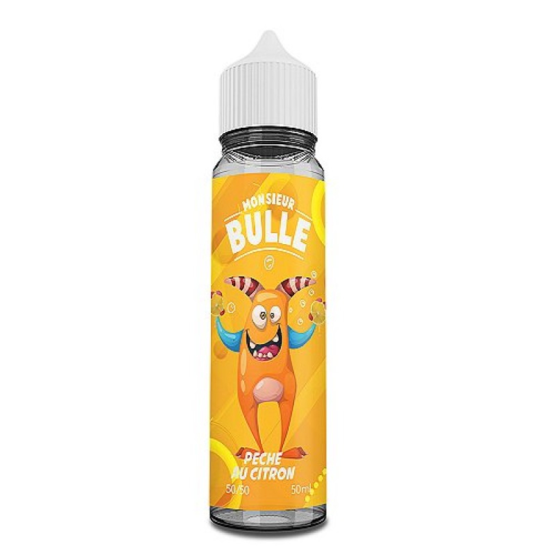 Pêche Au Citron Monsieur Bulle Liquideo 50ml