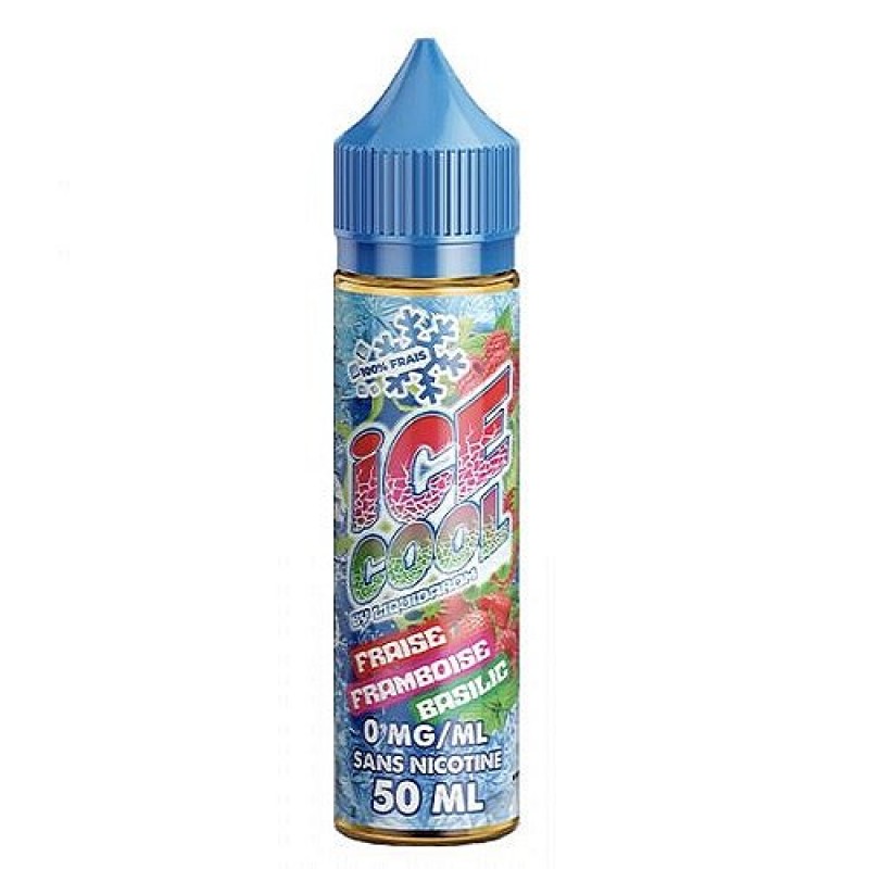 Fraise Framboise Basilic Ice Cool By Liquidarom 50ml