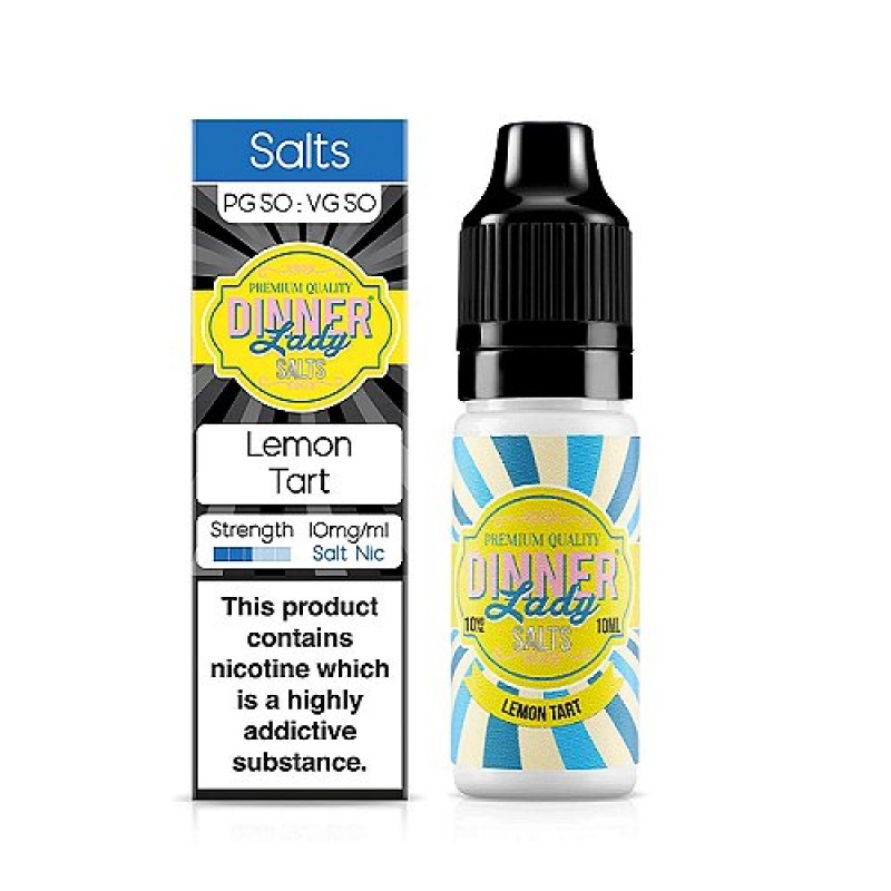 Lemon Tart Salt Nic Dinner Lady 10ml 20mg