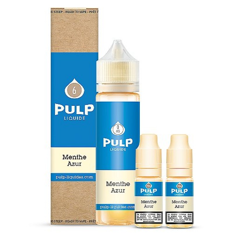 Pack 40ml + 2x10ml Menthe Azur Pulp - 06mg