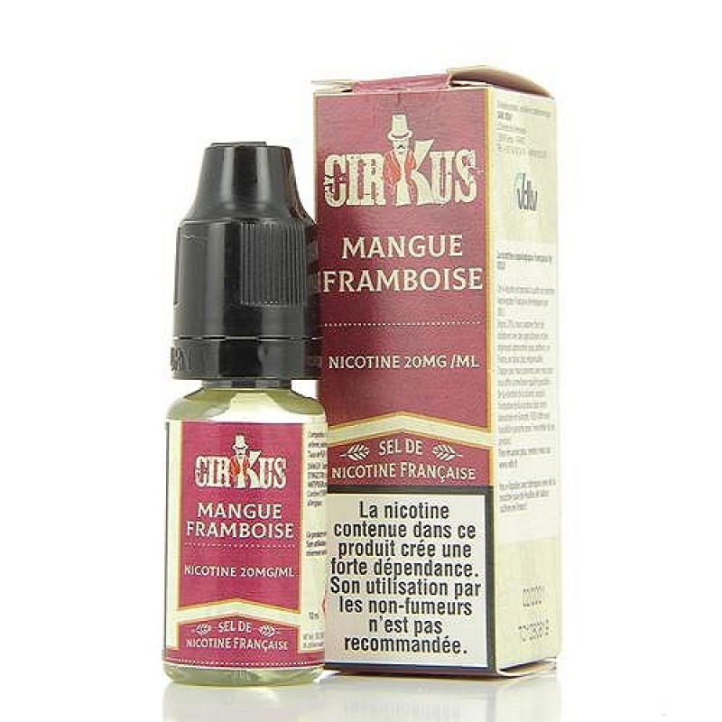 Mangue Framboise Nic Salts Cirkus VDLV 10ml 20mg