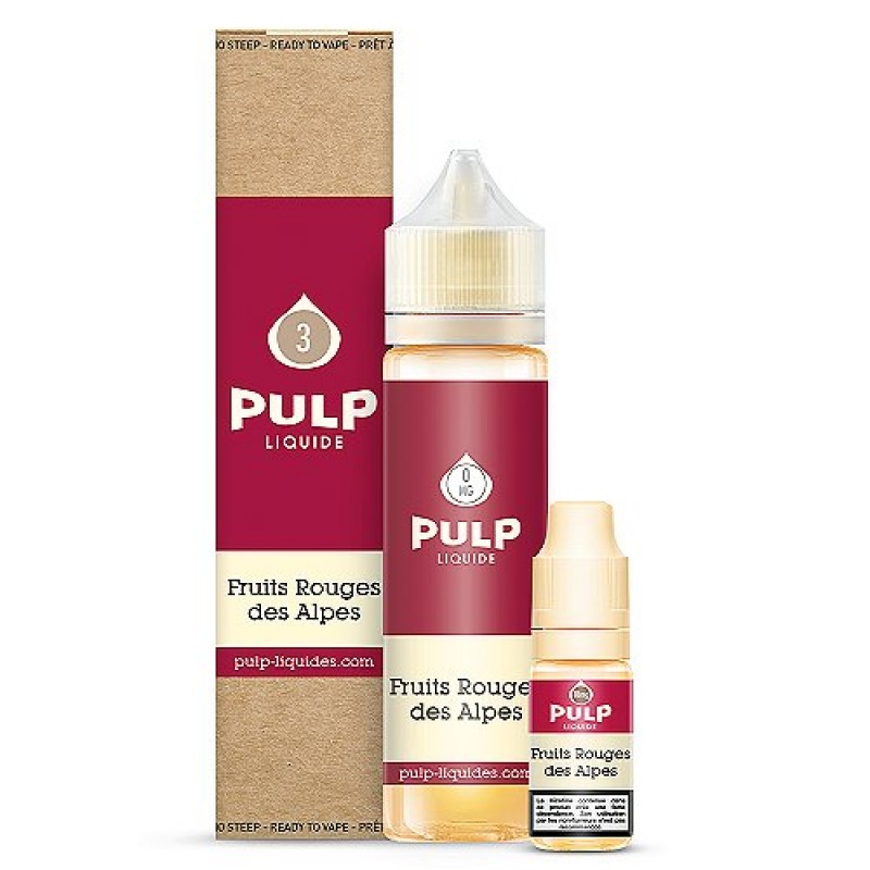 Pack 50ml + 10ml Fruits Rouges Des Alpes Pulp - 03...