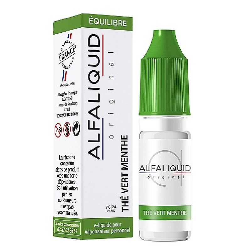 Thé Vert Menthe Alfaliquid 10ml