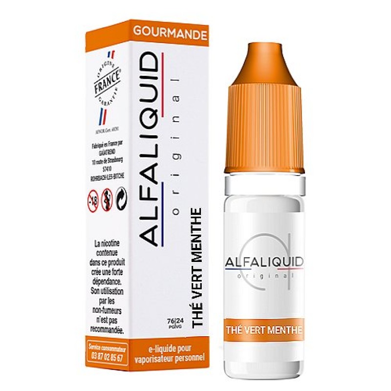 Thé Vert Menthe Alfaliquid 10ml