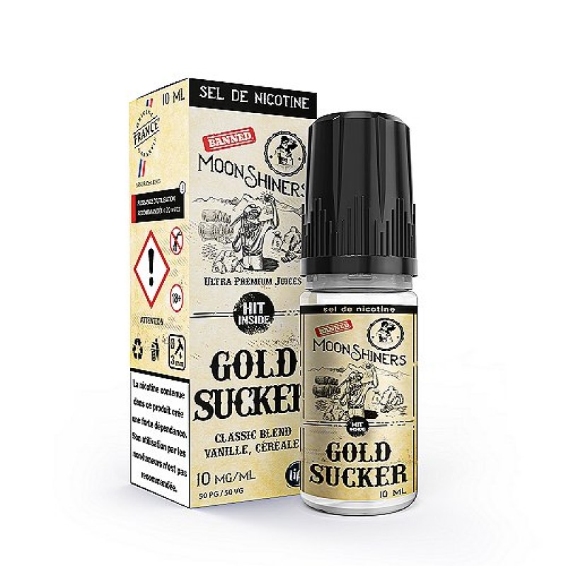 Gold Sucker Nic Salt Moonshiners 10ml