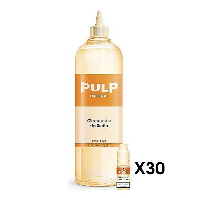 Pack 1L + 30x10ml 18mg Clémentine De Sicile Pulp Original