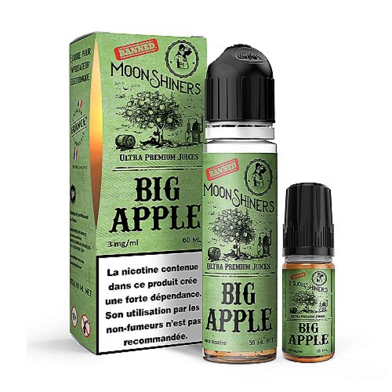 Pack 50ml + 10ml Big Apple Moonshiners - 03mg