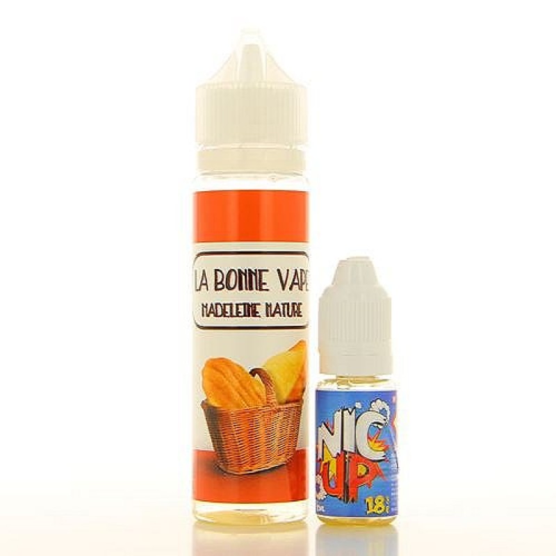 Madeleine Nature  La Bonne Vape 50ml + Booster Nic...