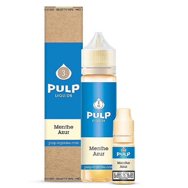 Pack 50ml + 10ml Menthe Azur Pulp - 03mg