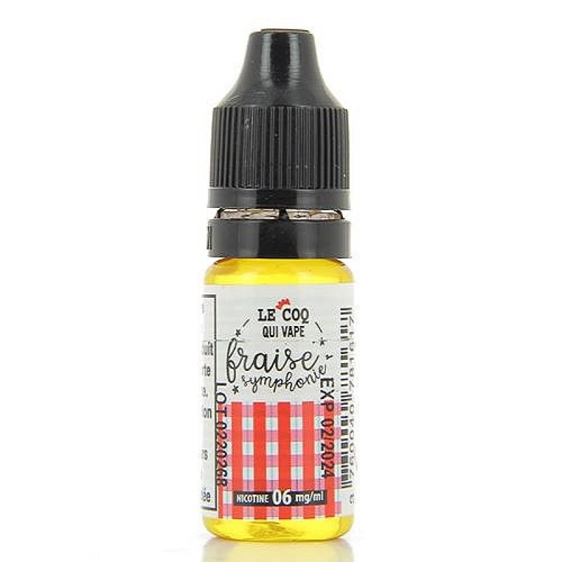 Fraise Symphonie Le Coq Qui Vape Premium 10ml