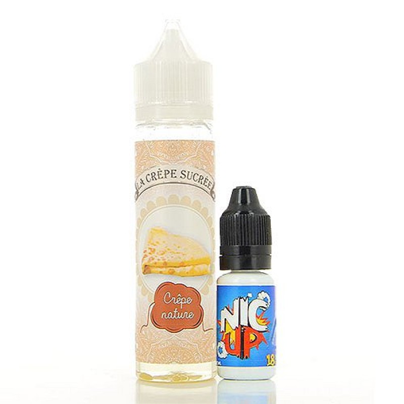 Crêpe Nature La Crêpe Sucrée 50ml + Booster Nic Up 10ml 18mg