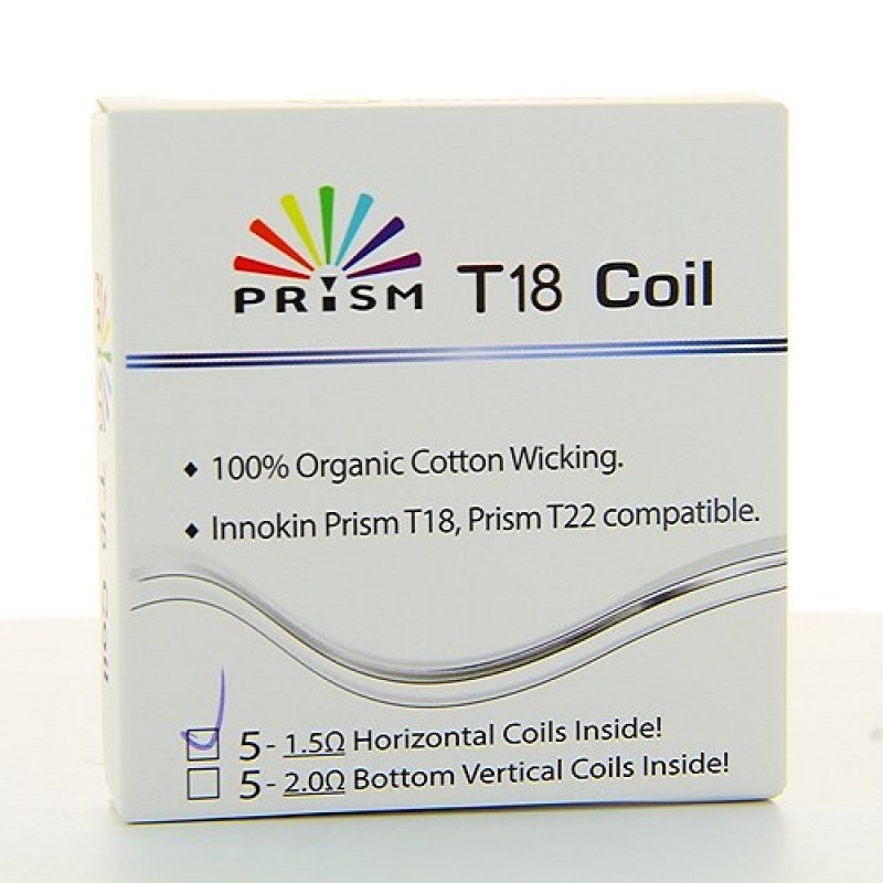 Pack de 5 résistances Prism T18-T22 1.5ohms Innok...