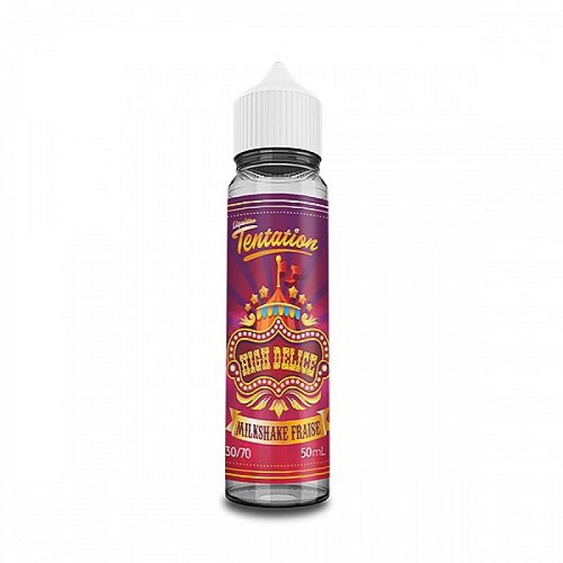 Milkshake Fraise Liquideo Tentation 50ml