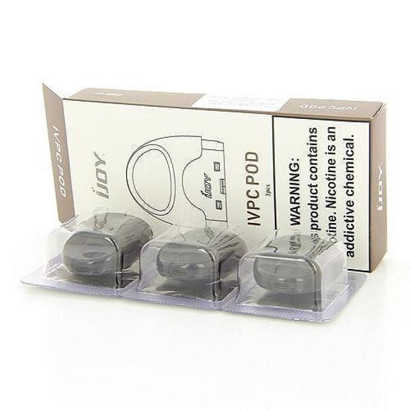 Pack de 3 Pod 2ml + résistances 1.6ohm IVPC Ijoy