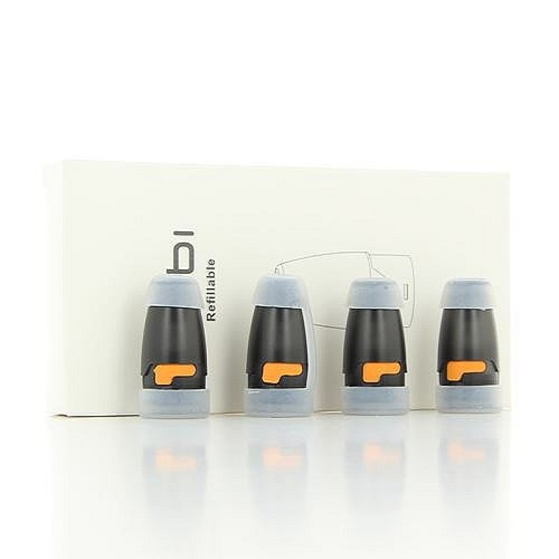 Pack de 4 Pod 1.7ml + résistances 1.8ohm Kubi Hot...