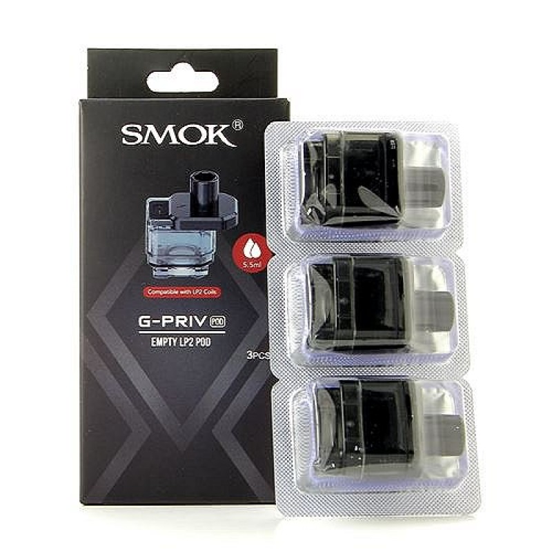 Pack de 3 Cartouches LP2 5,5ml G-Priv Pod Smok