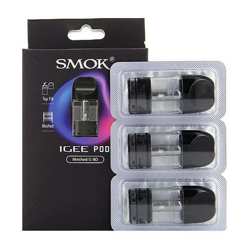 Pack de 3 pods 2ml 0,9ohm Igee A1 Smok