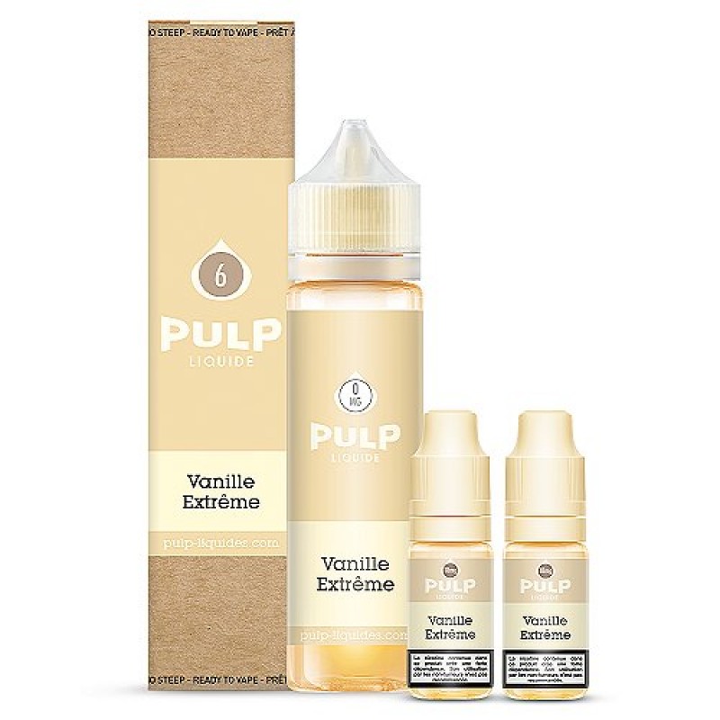 Pack 40ml + 2x10ml Vanille Extrême Pulp - 06mg