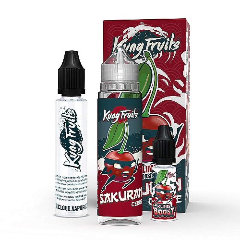 Pack 70ml + 10ml 18mg Sakuran Kung Fruits + Fiole ...