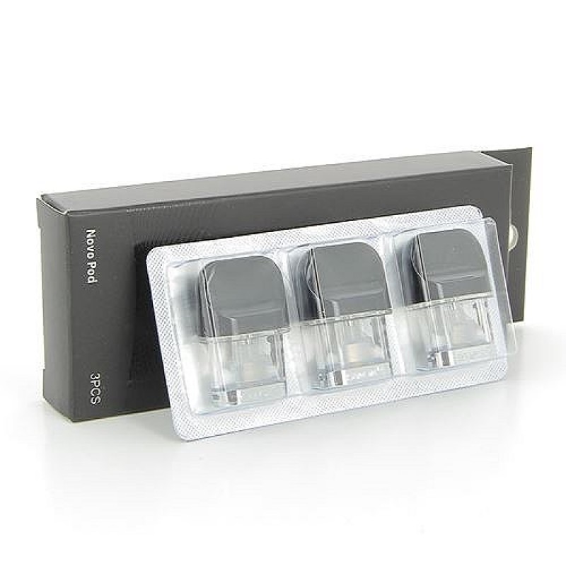 Pack de 3 Pod 2ml + résistances 1.2ohm Novo Pod S...