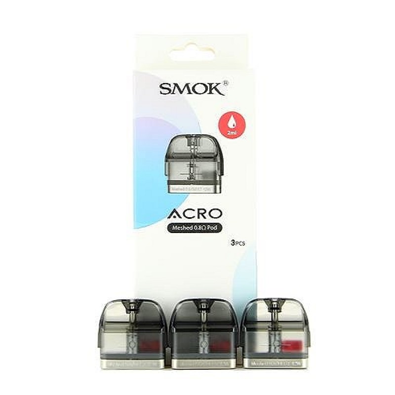 Pack de 3 Pods 2ml 0,8ohm Acro Smok