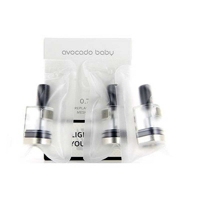 Pack de 3 pods 2ml + résistance Avocado Baby Vapt...